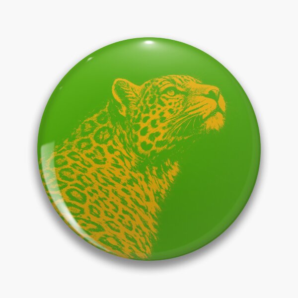 Item preview, Spirit of Brazil - Green & Yellow Jaguar designed and sold by Za-He-Arts.