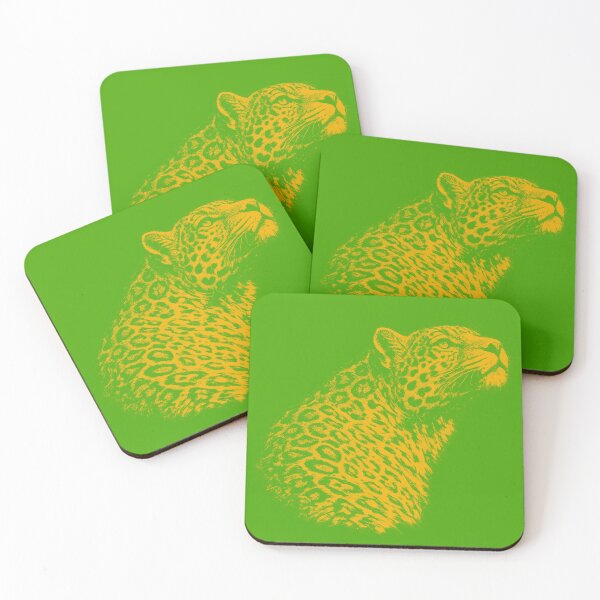 Item preview, Spirit of Brazil - Green & Yellow Jaguar designed and sold by Za-He-Arts.