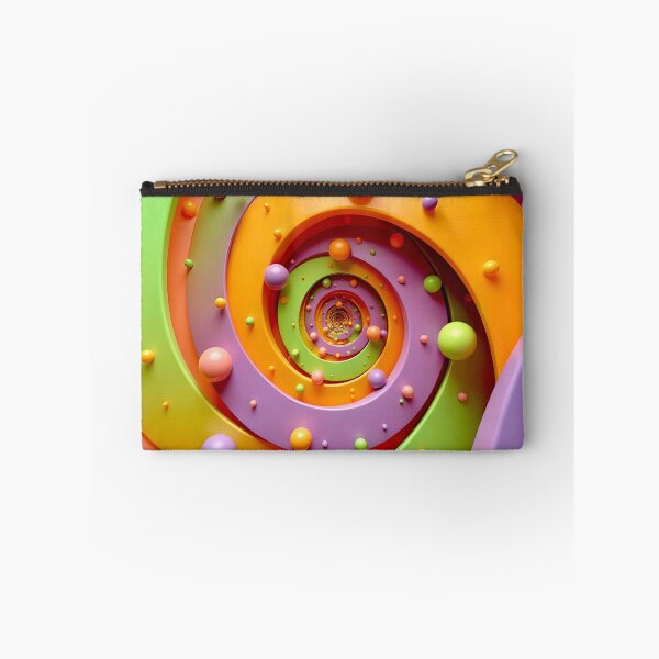 Item preview, Colorful Spiral with Floating Spheres designed and sold by Vicky Brago-Mitchell®.