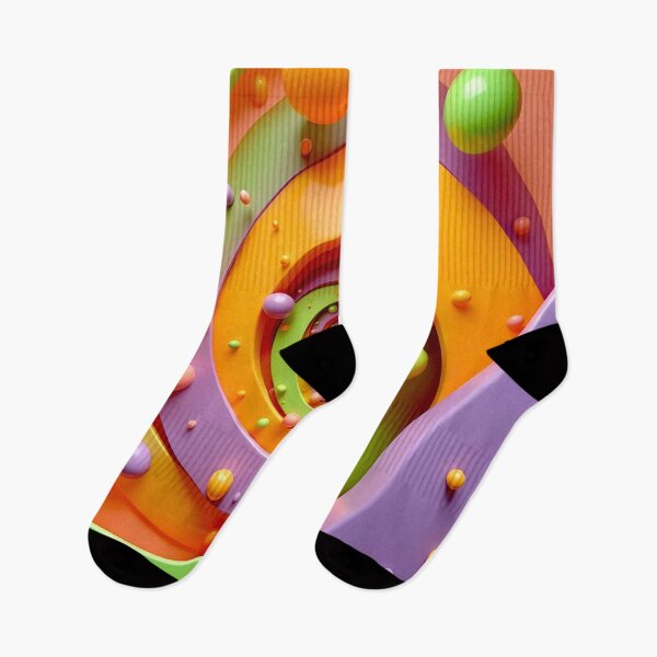 Item preview, Colorful Spiral with Floating Spheres designed and sold by Vicky Brago-Mitchell®.