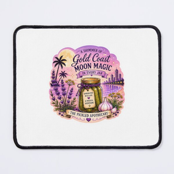 Item preview, Gold Coast Moon Magic Pickle Sticker designed and sold by Imagine Ink Design Studio.