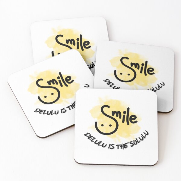 Item preview, Delulu Is The Solulu Funny Smile Quote Meme designed and sold by NESTORY-Studio.