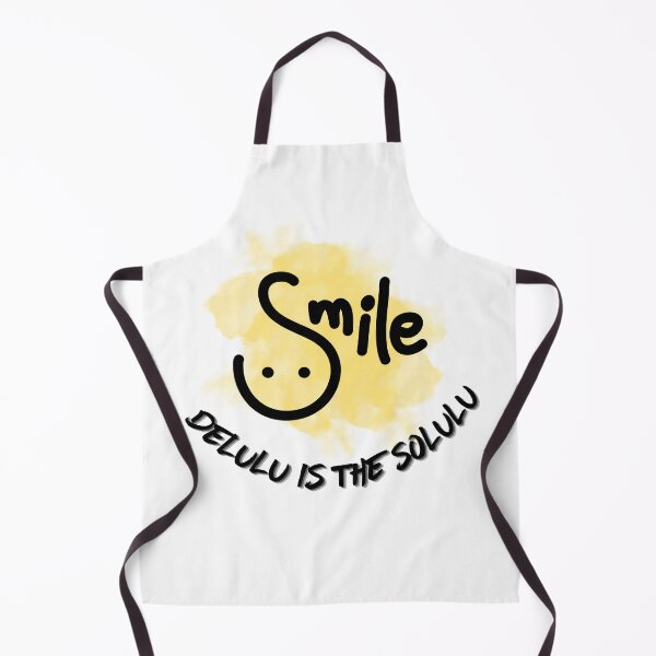 Item preview, Delulu Is The Solulu Funny Smile Quote Meme designed and sold by NESTORY-Studio.