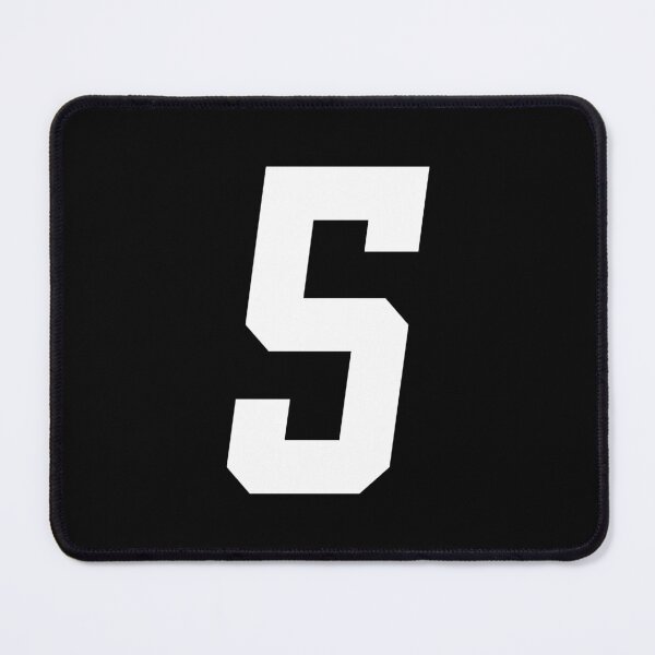 Item preview, MX Racing Number 5 (five) white slant italic designed and sold by designseventy.