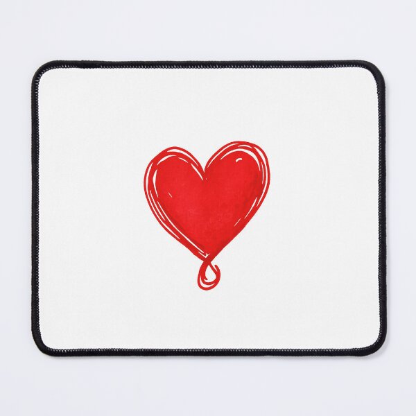Item preview, Hand Drawn Red Heart designed and sold by Lunarifinds .