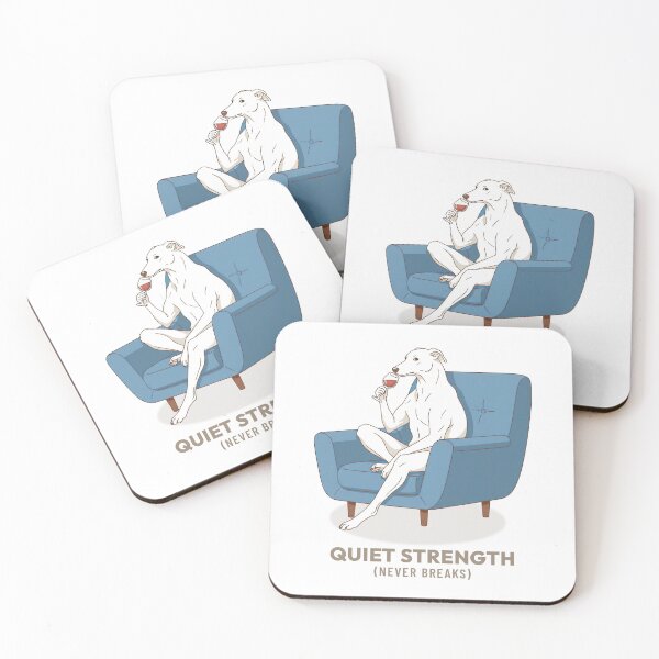 Item preview, Greyhound Drinking Wine Relaxing Armchair Vintage Aesthetic designed and sold by COZY VINTAGE animal.