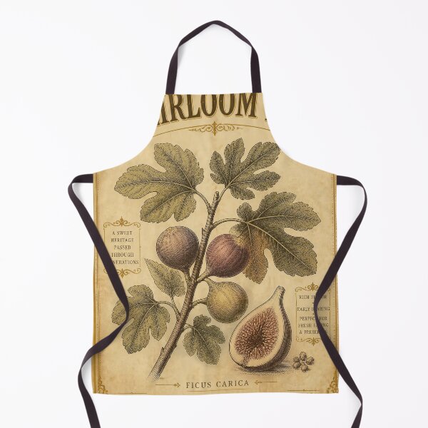Item preview, Heirloom Fig Poster | Ficus Carica Vintage Botanical | Sweet Rich Heritage Seeds designed and sold by FestivityFinds.