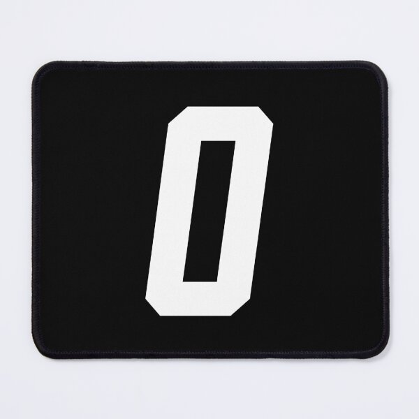 Item preview, MX Racing Number 0 (zero) white slant italic designed and sold by designseventy.