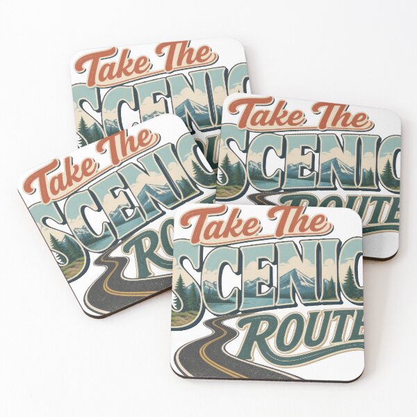 Item preview, Take The Scenic Route Vintage Outdoor Adventure designed and sold by Irfanmulyana.