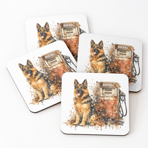 Item preview, German Shepherd Diesel Power Fusion designed and sold by teemix.