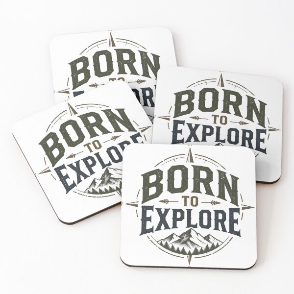 Item preview, Born To Explore Vintage Compass Mountain Adventure designed and sold by Irfanmulyana.