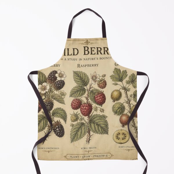 Item preview, Wild Berries Study in Nature’s Bounty Poster | Blackberry Raspberry Gooseberry Vintage Botanical designed and sold by FestivityFinds.