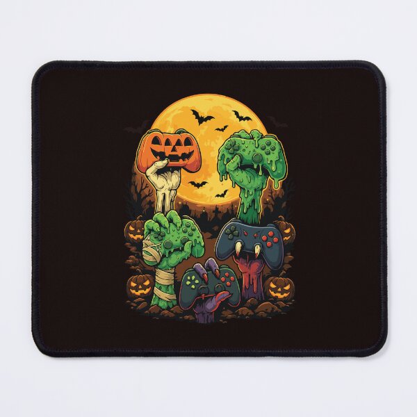 Item preview, Halloween Gaming Controller Zombie Skeleton Pumpkin Retro Gamer Design designed and sold by mari-kayden.