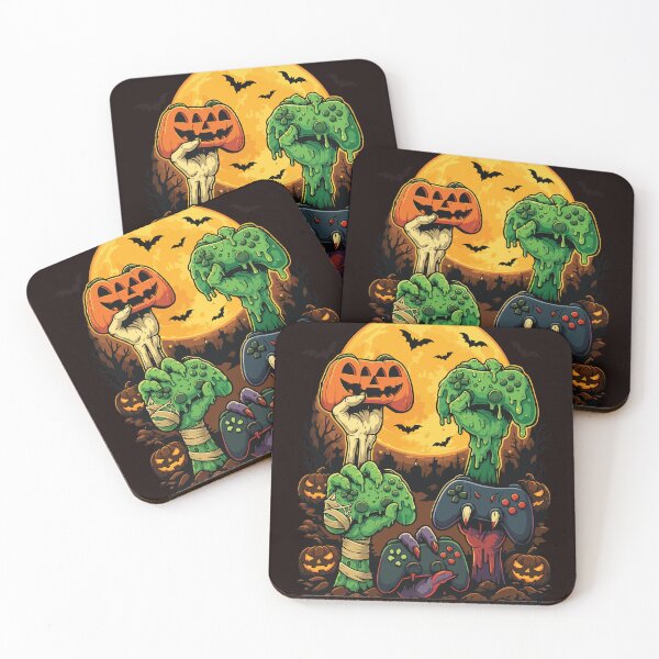 Item preview, Halloween Gaming Controller Zombie Skeleton Pumpkin Retro Gamer Design designed and sold by mari-kayden.