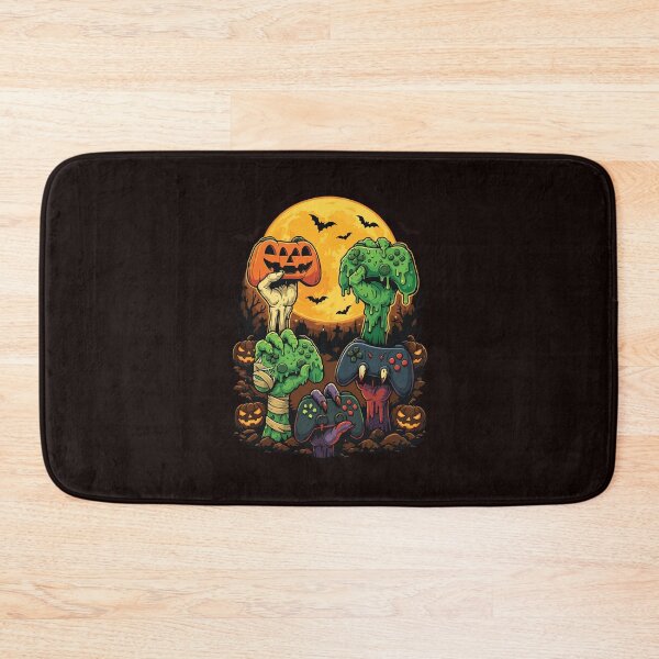 Item preview, Halloween Gaming Controller Zombie Skeleton Pumpkin Retro Gamer Design designed and sold by mari-kayden.