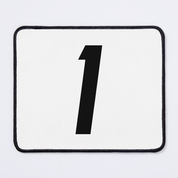 Item preview, MX Racing Number 1 (one) slant italic designed and sold by designseventy.