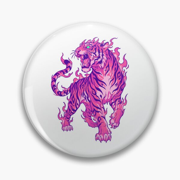 Item preview, Japanese Demon Fire Tiger designed and sold by DaliborP.