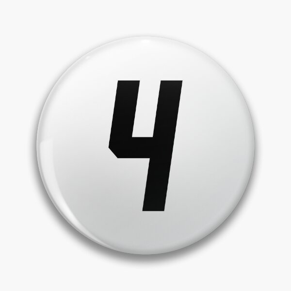 Item preview, MX Racing Number 4 (four) slant italic designed and sold by designseventy.