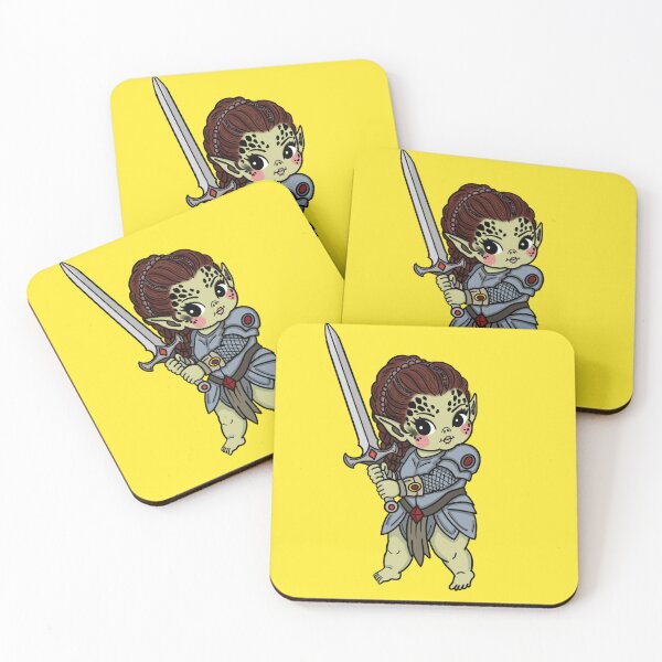 Item preview, Lae’zel (Baldur’s Gate 3) Kewpie Baby  designed and sold by AlexandraLester.