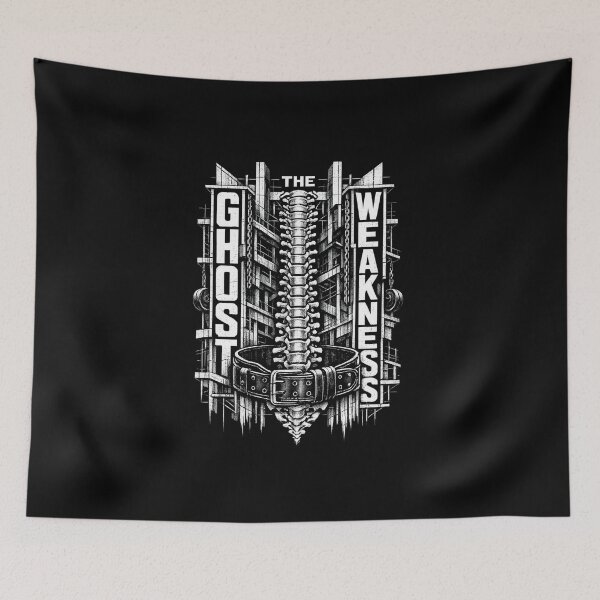 Item preview, Ghost the Weakness - Skeleton Spine Gym Motivation designed and sold by teemix.