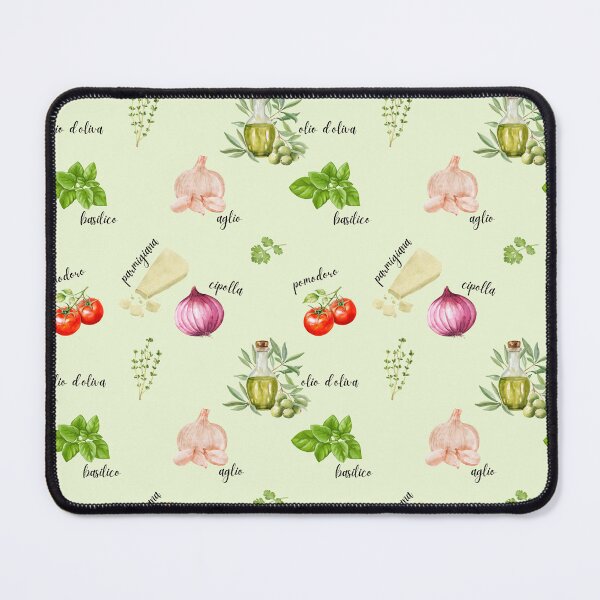 Item preview, Italian Kitchen Watercolor | Tomato Basil Olive Oil Parmesan Garlic Illustration | Phone Case Mug Notebook designed and sold by PaperyAndInk.