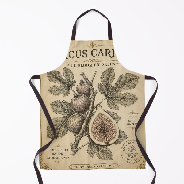 Item preview, Ficus Carica Heirloom Fig Seeds Poster | Sweet Rich Timeless Retro Botanical designed and sold by FestivityFinds.