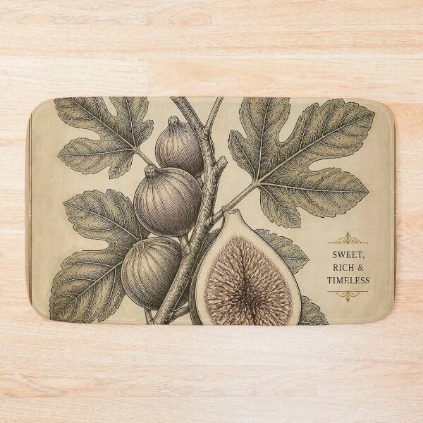 Item preview, Ficus Carica Heirloom Fig Seeds Poster | Sweet Rich Timeless Retro Botanical designed and sold by FestivityFinds.