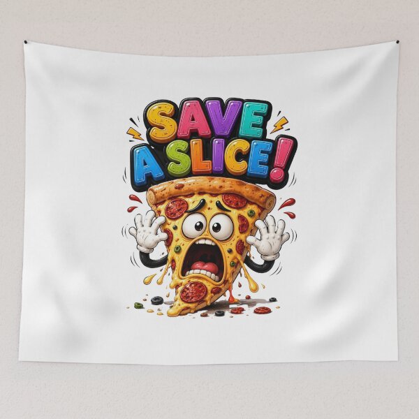 Item preview, Save A Slice Funny Melting Pizza designed and sold by M.Store.
