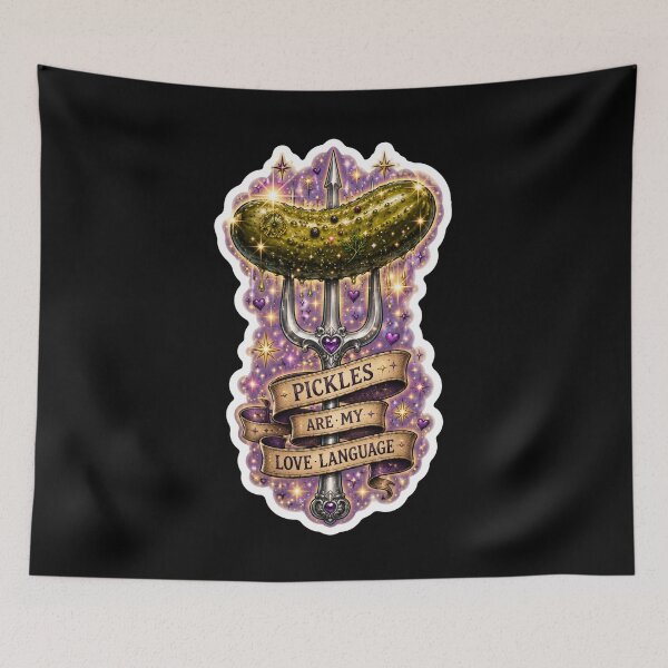 Item preview, Pickles are my Love Language Sticker designed and sold by Imagine Ink Design Studio.