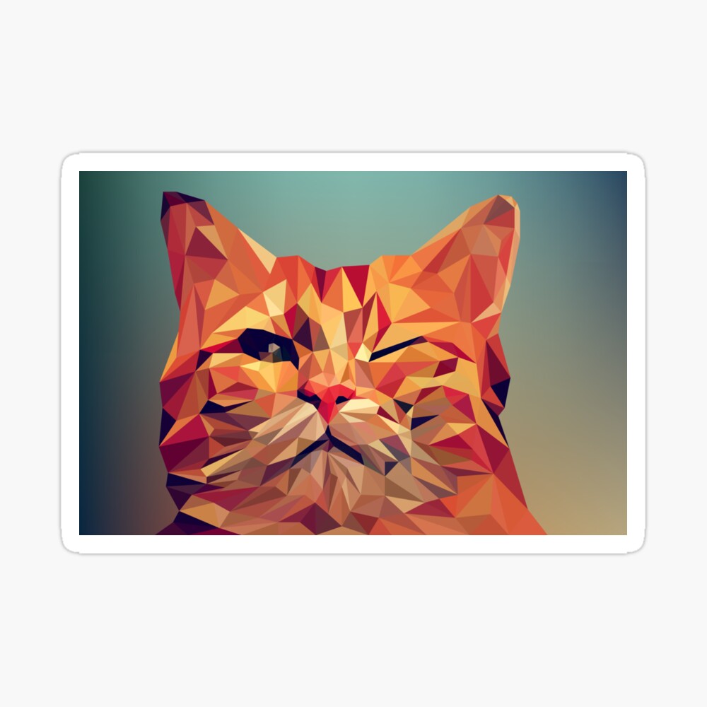 Impression Sur Toile Clin D Oeil Clin D Oeil Chat Minou Par Tqueen Redbubble