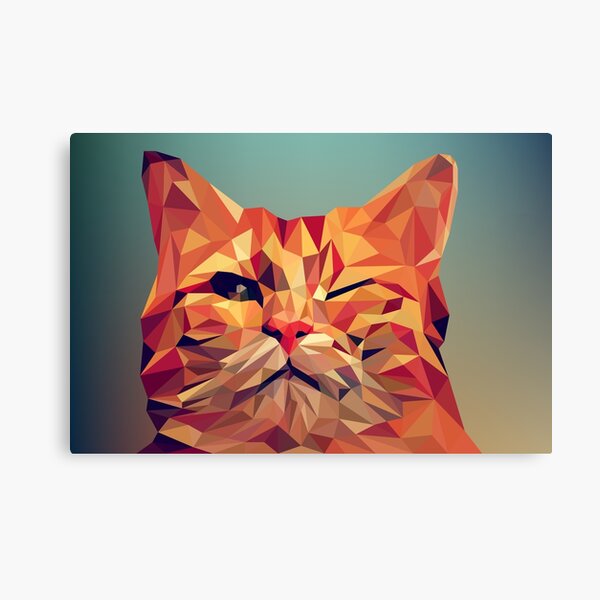 wink wink kitty cat Canvas Print