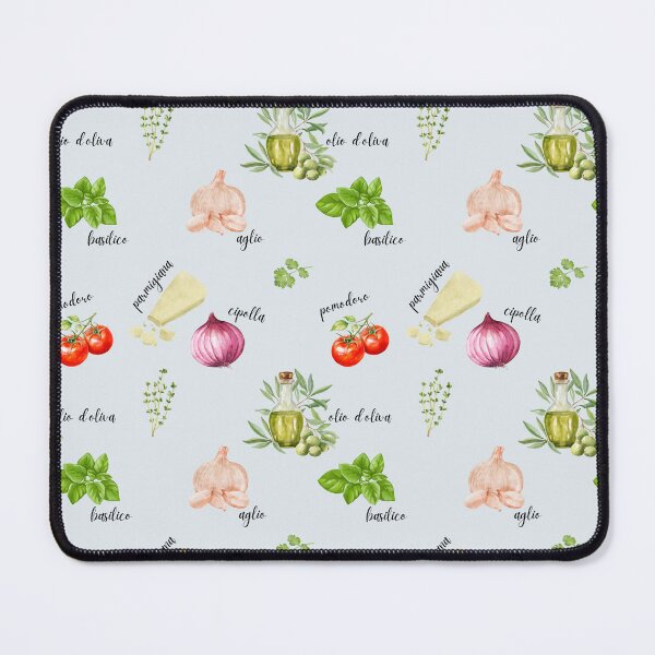 Item preview, Italian Kitchen Watercolor | Tomato Basil Olive Oil Parmesan Garlic Illustration | Phone Case Mug Notebook designed and sold by PaperyAndInk.