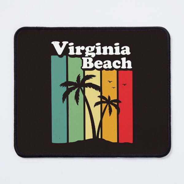Item preview, Virginia Beach Retro Palm Trees Vintage Coastal Vacation Design designed and sold by mari-kayden.