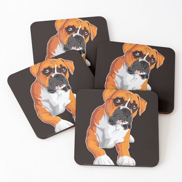 Item preview, Cute Boxer Dog Portrait Funny Boxer Mom Vintage Pet Lover Design designed and sold by mari-kayden.