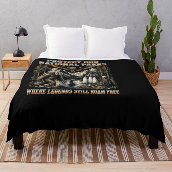 Item preview, Protect Our National Parks Cryptids designed and sold by truclocvaStudio.