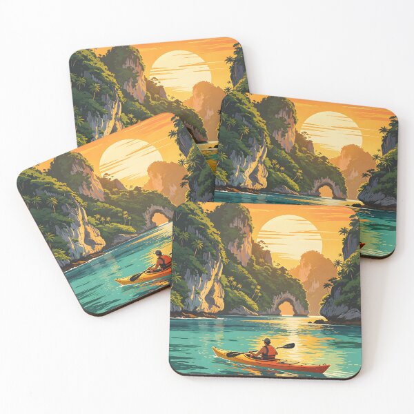 Item preview, Thailand Kayak Adventures – Retro Sunset Series designed and sold by Spirit of Siam.