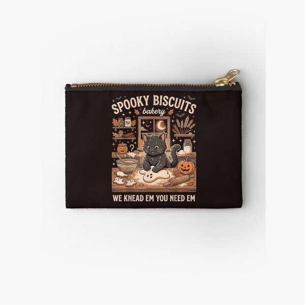 Item preview, Spooky Biscuits Bakery Black Cat Halloween Baking Vintage Design designed and sold by mari-kayden.