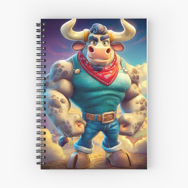 Item preview, Powerful Bull Character in Vibrant Artwork Style designed and sold by Artessie.