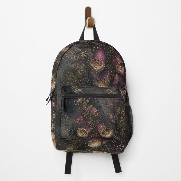 Item preview, Gothic Gold and Plum Wildflower Bouquet – Dark Academia Foxglove Cosmos Watercolor Botanical designed and sold by FestivityFinds.