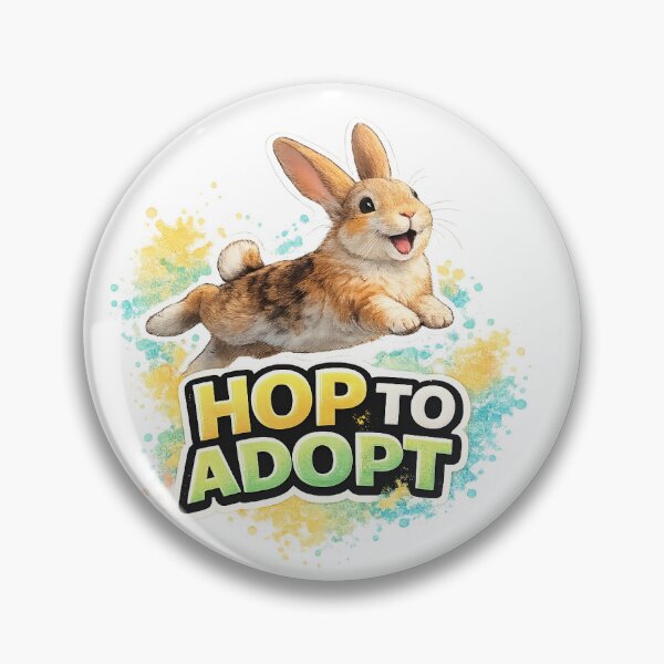 Item preview, Hop to adopt!  designed and sold by RabbitRescue.