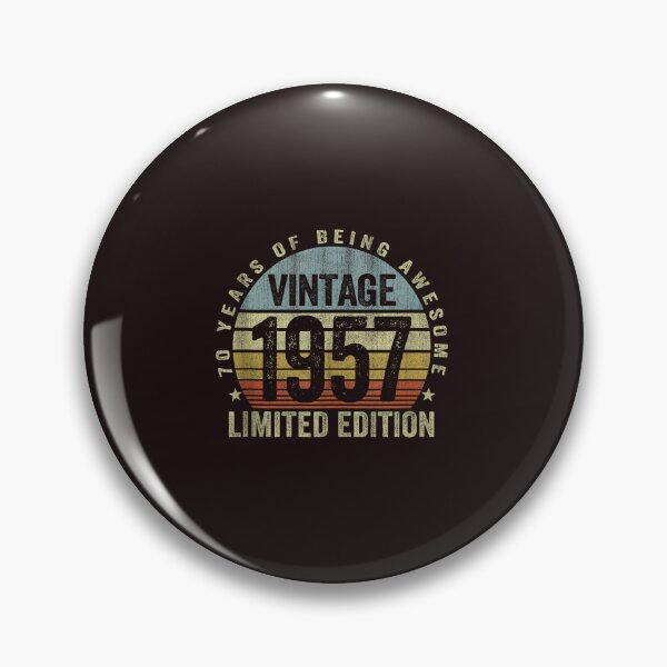 Item preview, 70 Years of Being Awesome Vintage 1957 Limited Edition Birthday Design designed and sold by mari-kayden.