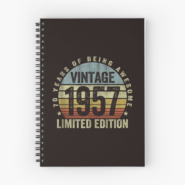 Item preview, 70 Years of Being Awesome Vintage 1957 Limited Edition Birthday Design designed and sold by mari-kayden.