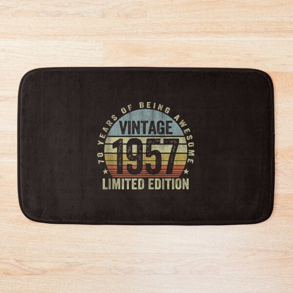 Item preview, 70 Years of Being Awesome Vintage 1957 Limited Edition Birthday Design designed and sold by mari-kayden.