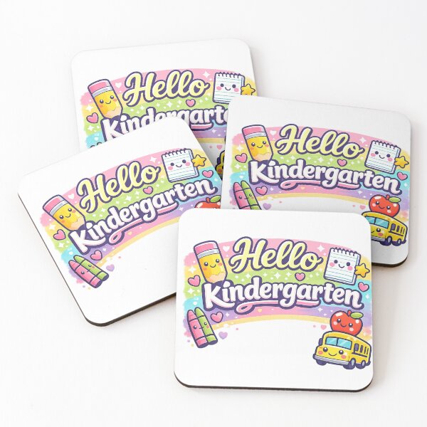 Item preview, Hello Kindergarten Cute Back to School Teacher Kids Design designed and sold by ParfaitPrints.