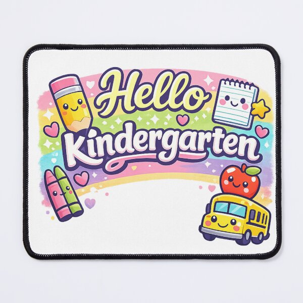 Item preview, Hello Kindergarten Cute Back to School Teacher Kids Design designed and sold by ParfaitPrints.