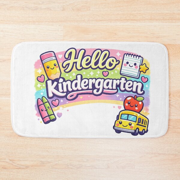 Item preview, Hello Kindergarten Cute Back to School Teacher Kids Design designed and sold by ParfaitPrints.