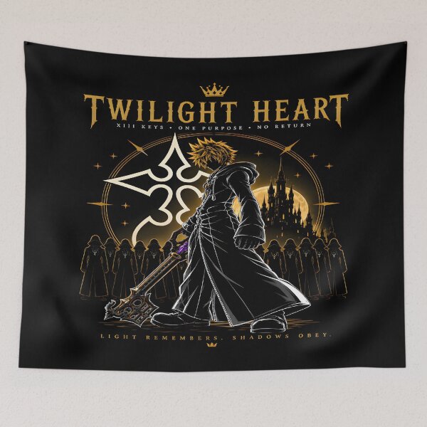 Item preview,  Twilight Heart -XIII Keys -Dark Coat Organization Design designed and sold by TTdesigns123.