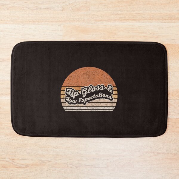 Item preview, Lip Gloss and Low Expectations Funny Retro Sunset Graphic Design designed and sold by mari-kayden.