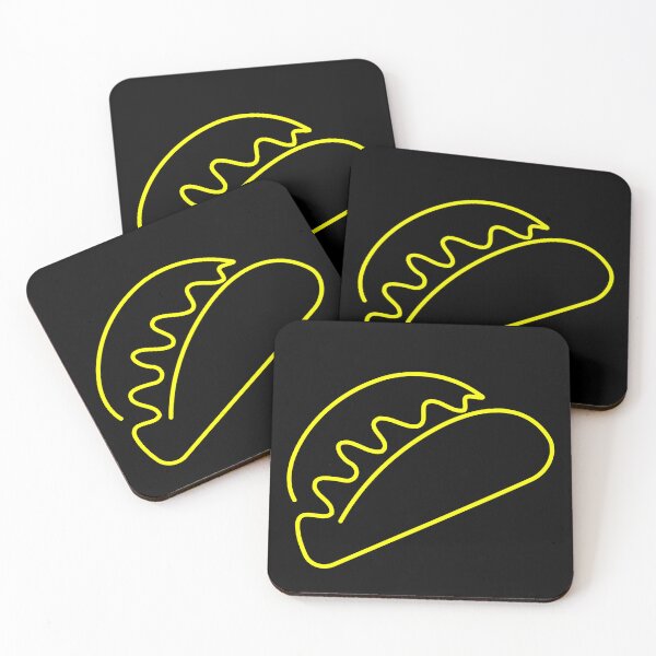 Item preview, Yellow monoline taco icon designed and sold by gittype.