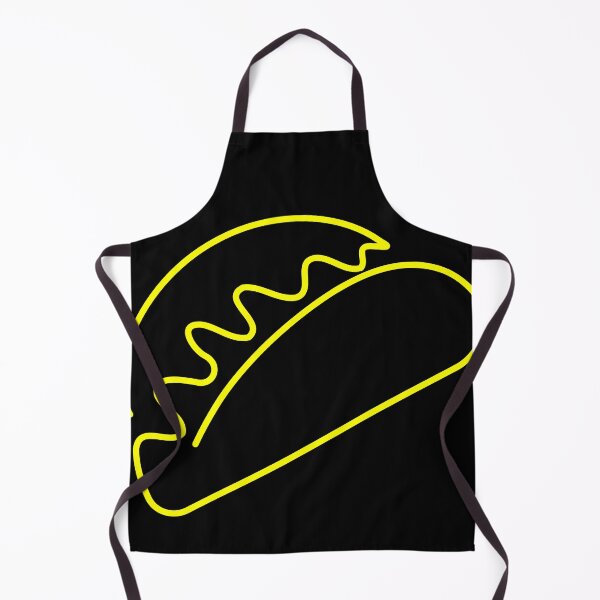 Item preview, Yellow monoline taco icon designed and sold by gittype.